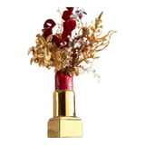 Fêtes Couture - Set Bình Và Hoa Gold D.O Rouge Velvet