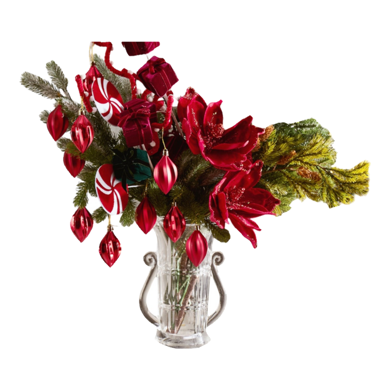 Fêtes Couture - Set Bình Và Hoa Orpheus Christmas Red Velvet