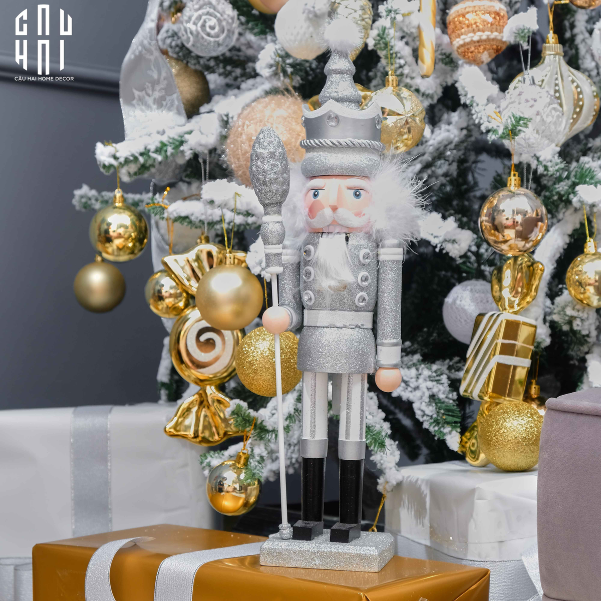 Fêtes Couture - Tượng Muskerteer Nutcracker Premium 42-TƯỢNG TRANG TRÍ-CẬU HAI HOME DECOR