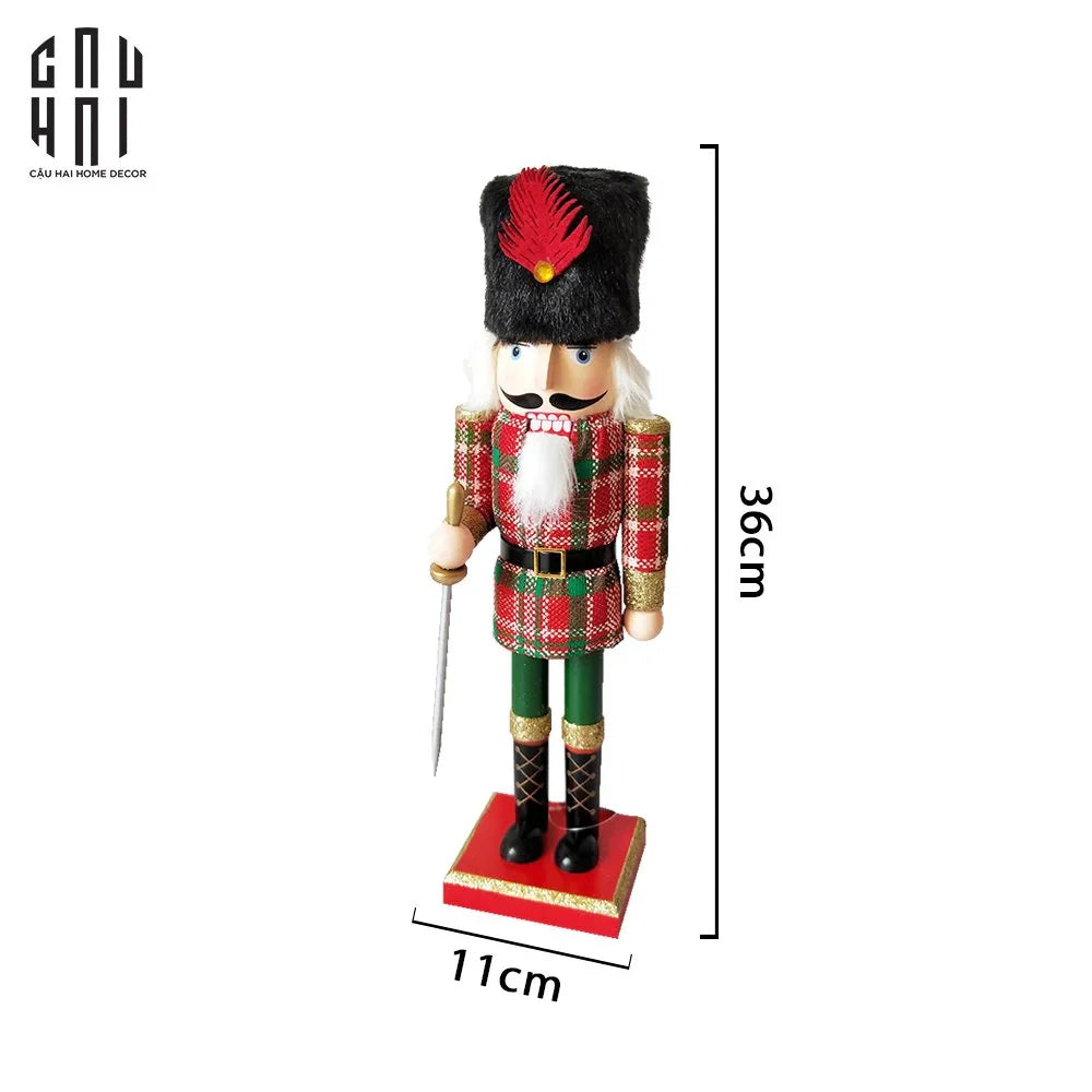 Fêtes Couture - Tượng Nutcracker 36Cm Sword-TƯỢNG TRANG TRÍ-Đối tác tại Trung Quốc theo từng đơn đặt hàng-CẬU HAI HOME DECOR