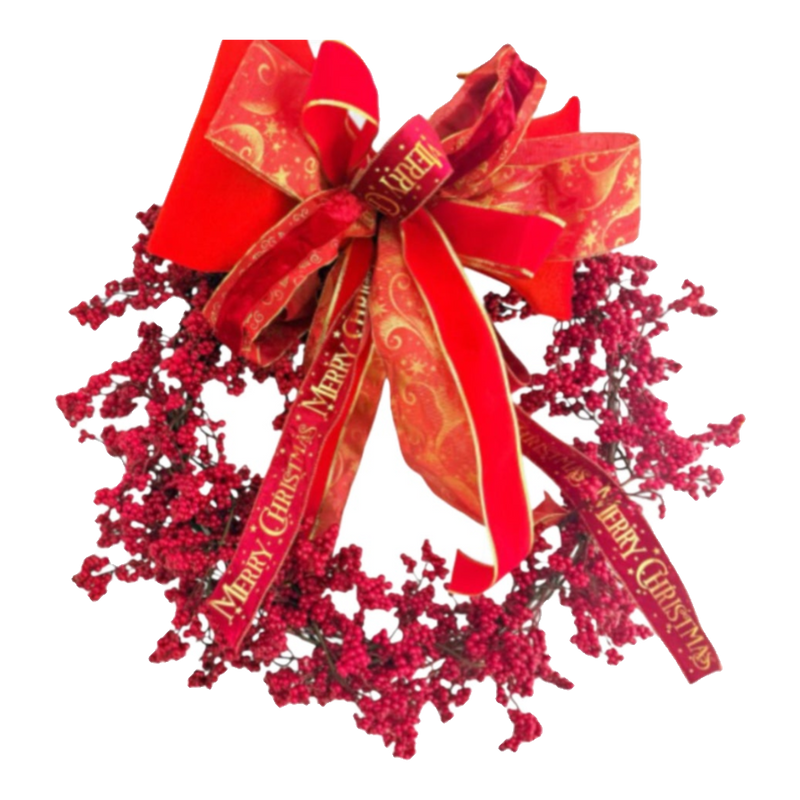 Fêtes Couture - Vòng Giáng Sinh Winterberry Royale Wreath 80Cm