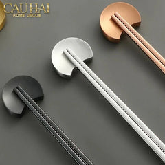 Gác Đũa Bán Nguyệt Golden Silver Cresent Lunar Chopsticks Racks 3.5-CẬU HAI HOME DECOR