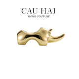 GÁC ĐŨA - CHOPSTICK REST RHINO-CẬU HAI HOME DECOR