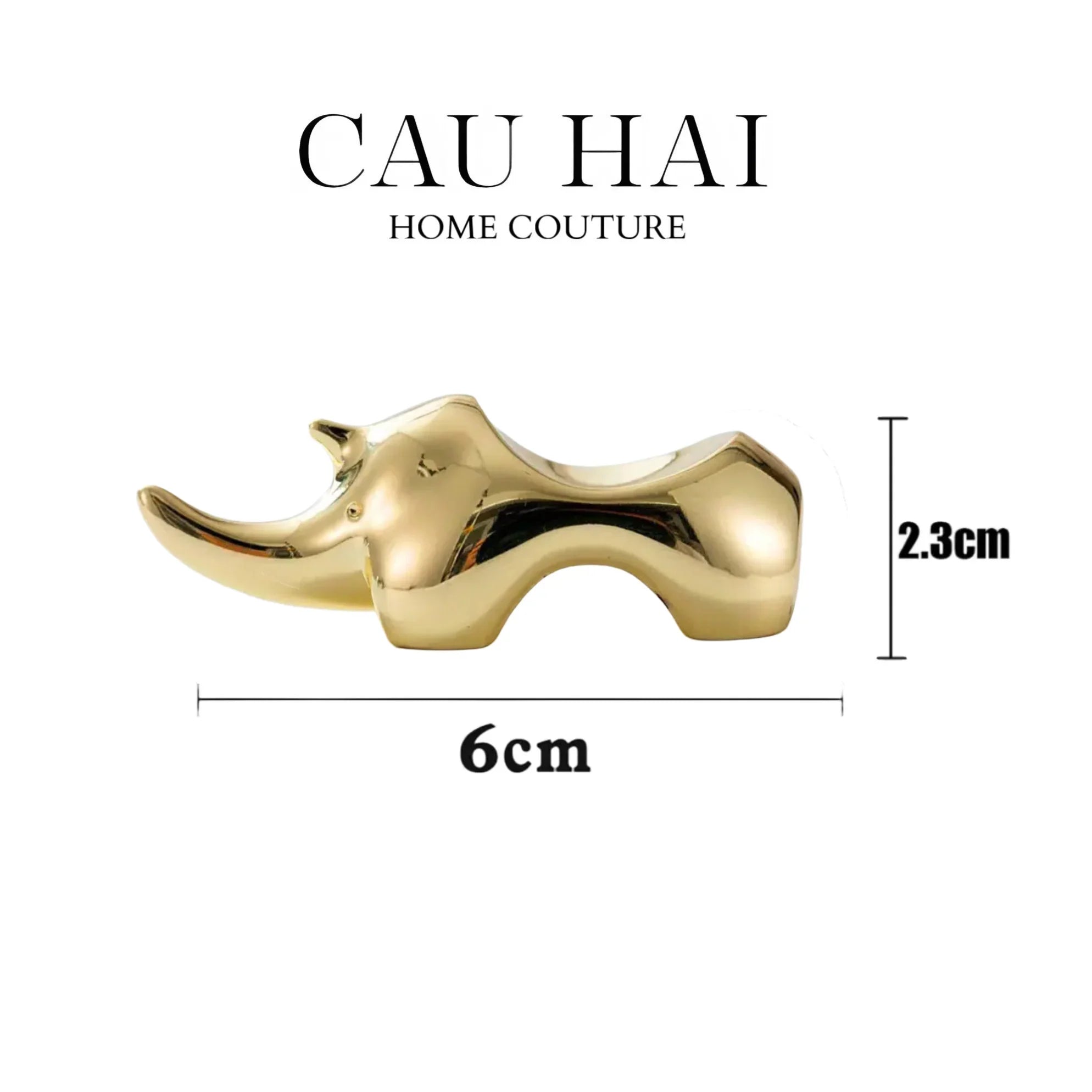 GÁC ĐŨA - CHOPSTICK REST RHINO