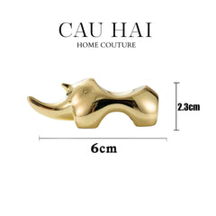 Gác Đũa - Chopstick Rest Rhino-CẬU HAI HOME DECOR