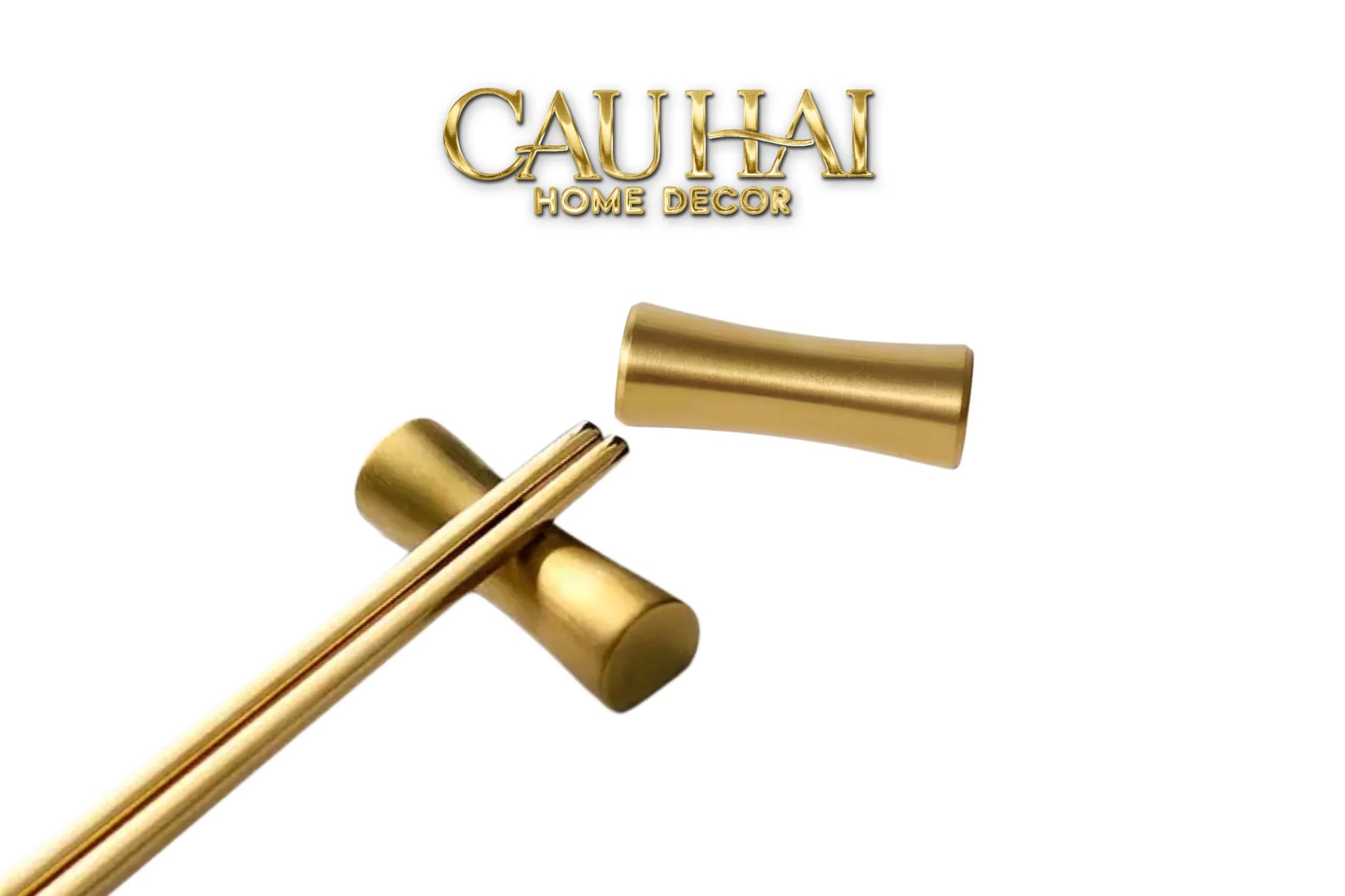 Gác Đũa Golden Scroll Chopsticks Racks 4.6-CẬU HAI HOME DECOR