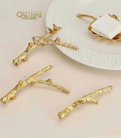 Gác Đũa Nhánh Cây Golden Bird Branch Harmony Premium Chopstick Rack 11 x 8.4 cm-Dinner Cutlery Set Dao Muỗng Nĩa-CẬU HAI HOME DECOR