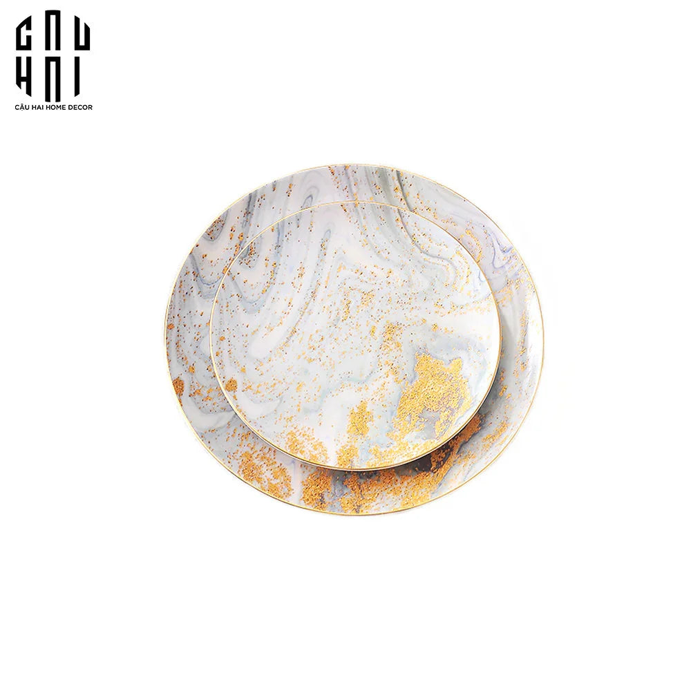 GALAXY DINNER PLATE SET 2PCS SS25