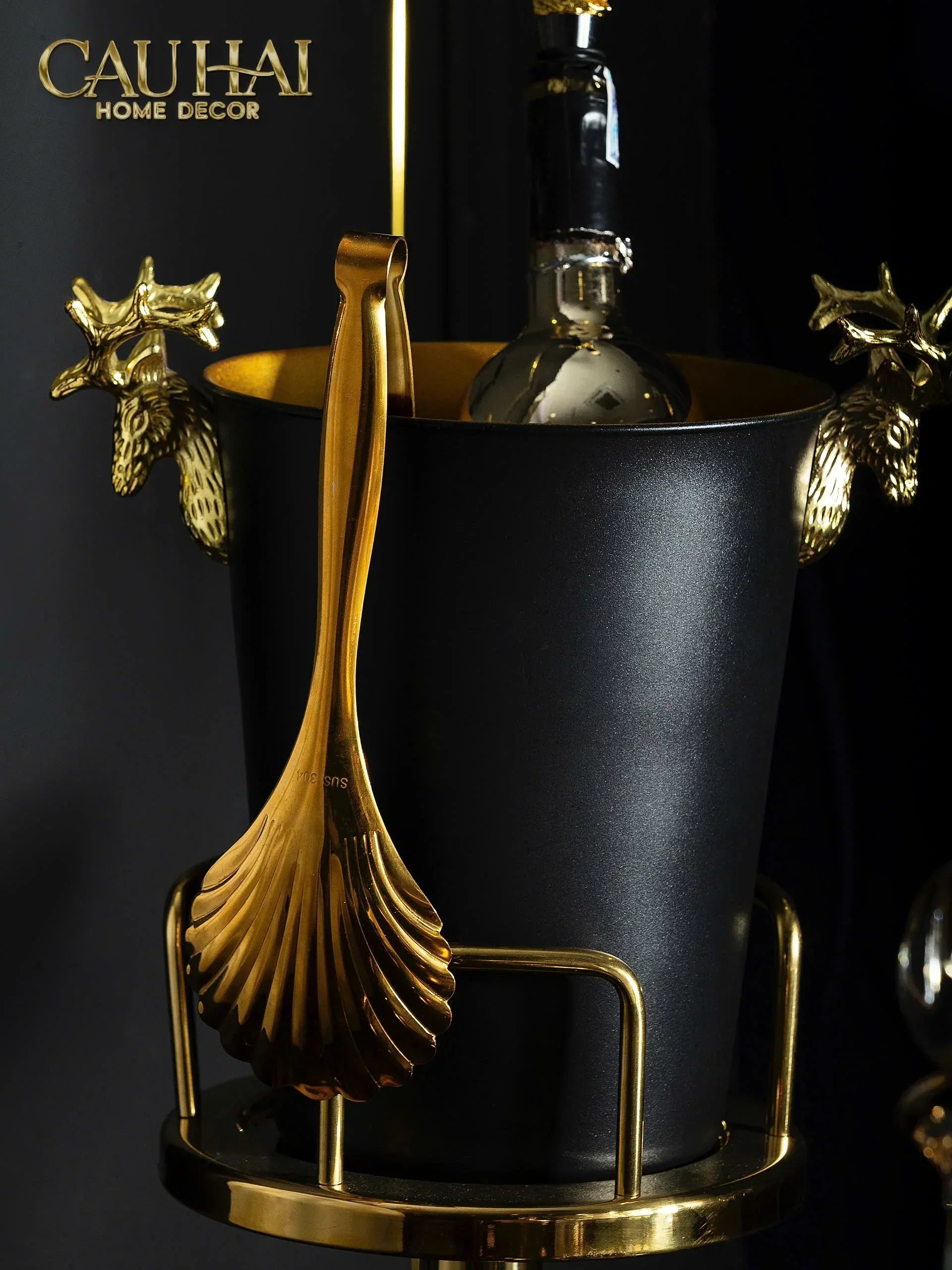 Gắp Đá Fancy Club - Shell-PHỤ KIỆN BAR-CẬU HAI HOME DECOR