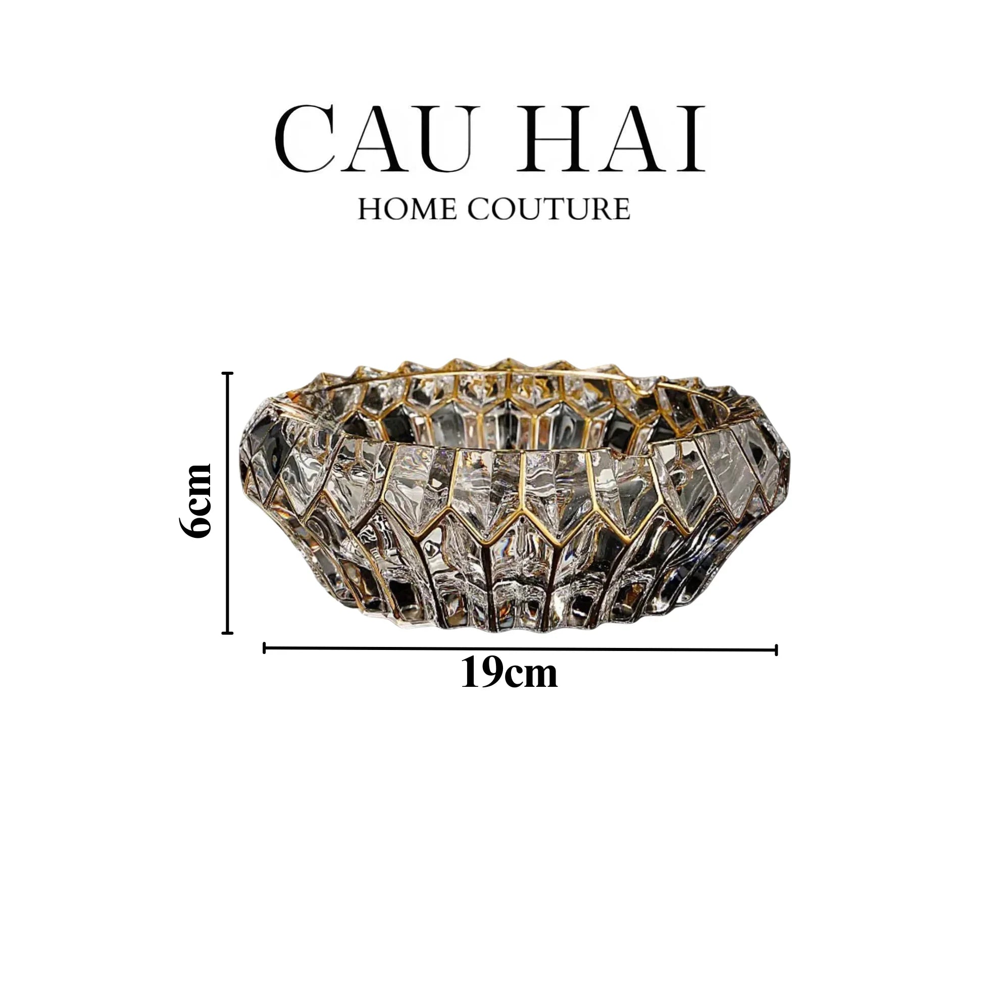 GẠT TÀN CRYSTAL REGAL ASHTRAY