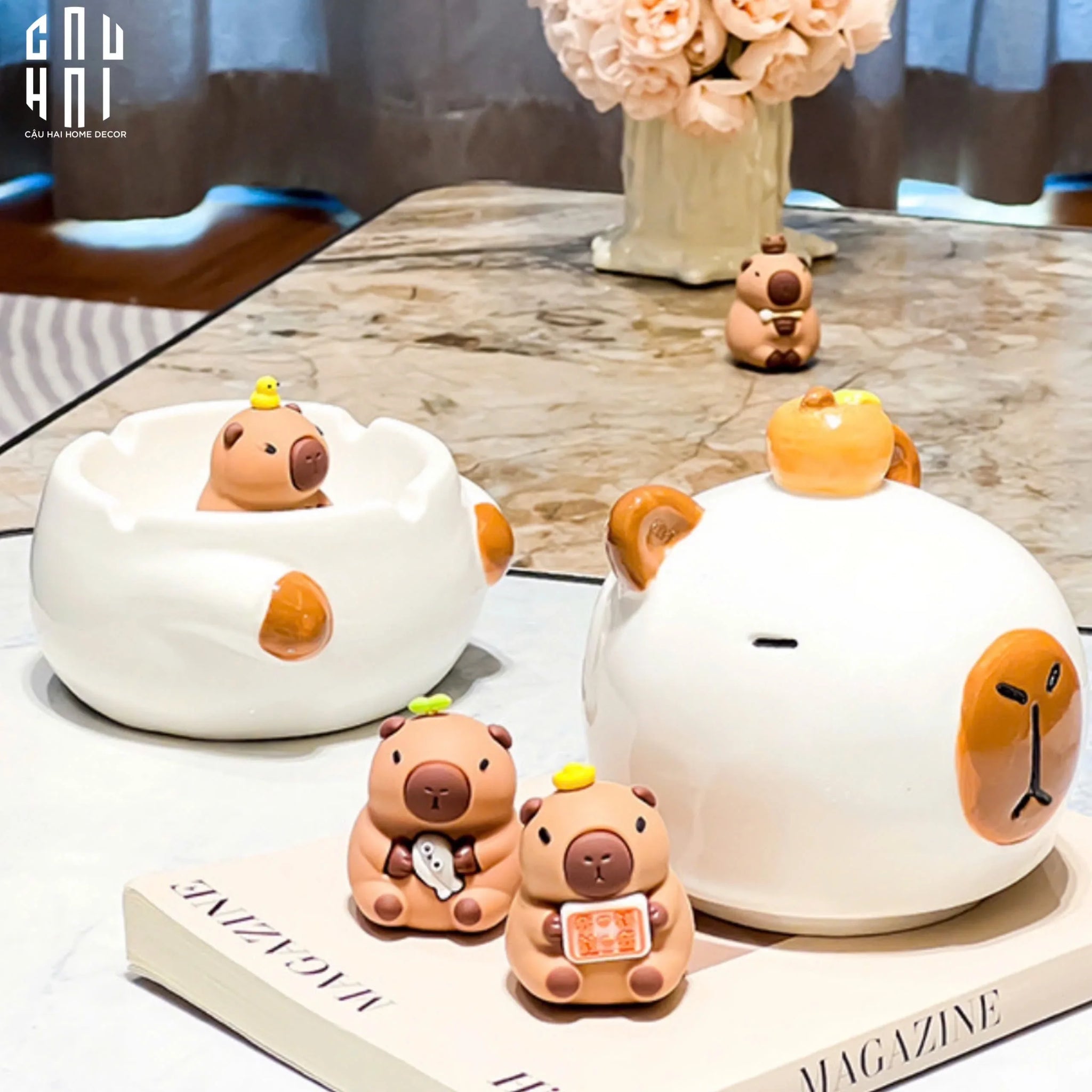 Gạt Tàn Cutie Cabybara-Gạt Tàn-CẬU HAI HOME DECOR