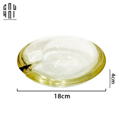 Gạt Tàn Pha Lê Astral Helion-O Saturn Cristalleries Ashtray 18-CẬU HAI HOME DECOR