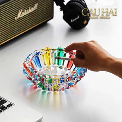 Gạt Tàn Pha Lê Cendrier Multicolor-Gạt Tàn-CẬU HAI HOME DECOR