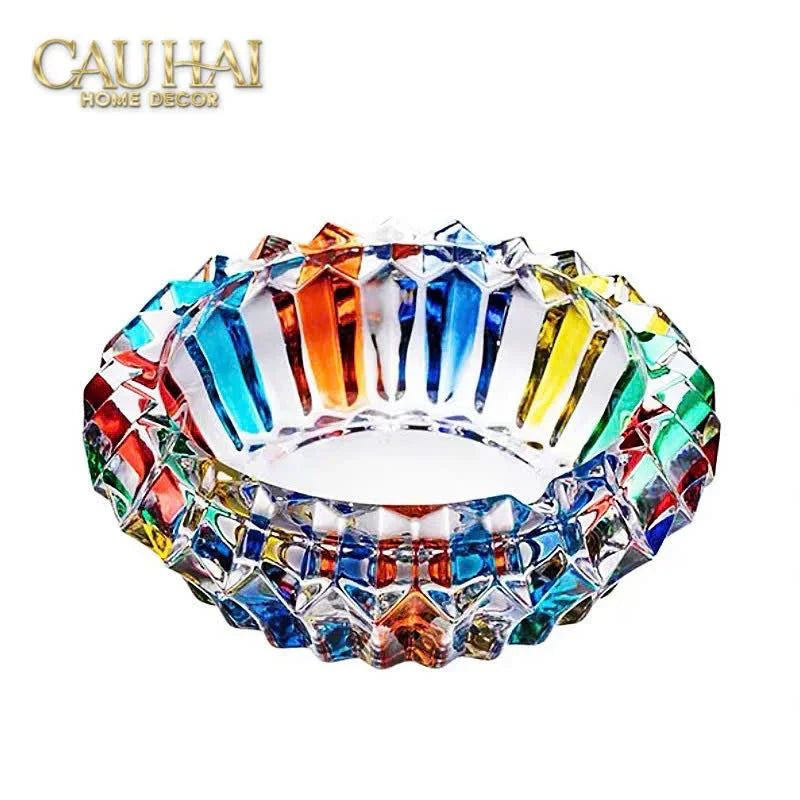 Gạt Tàn Pha Lê Cendrier Multicolor-Gạt Tàn-CẬU HAI HOME DECOR