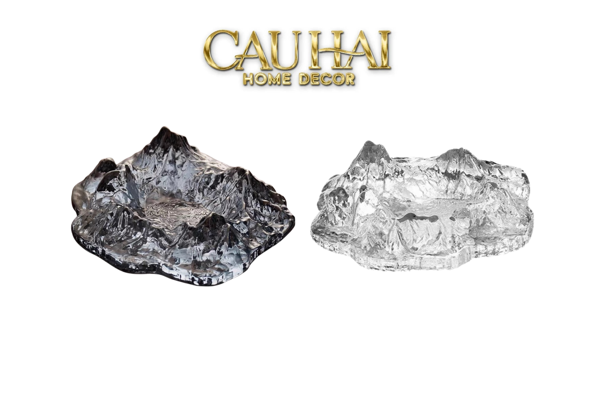 Maison Couture - Gạt Tàn Thuỷ Tinh Mont Blanc Glacier 5x18