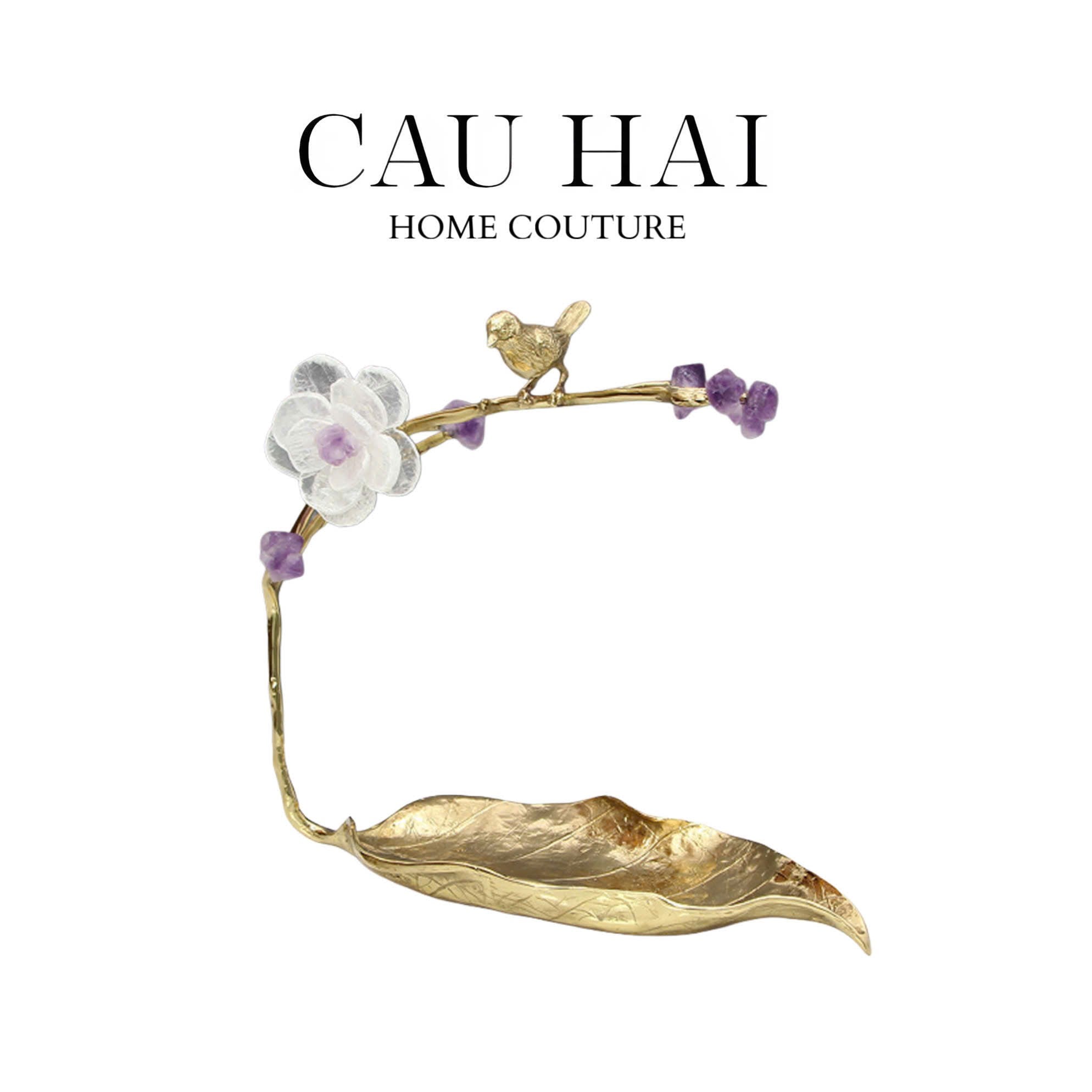HOME COUTURE - KHAY LÁ ĐỒNG ĐÁ QUÝ CANARY SERENADE