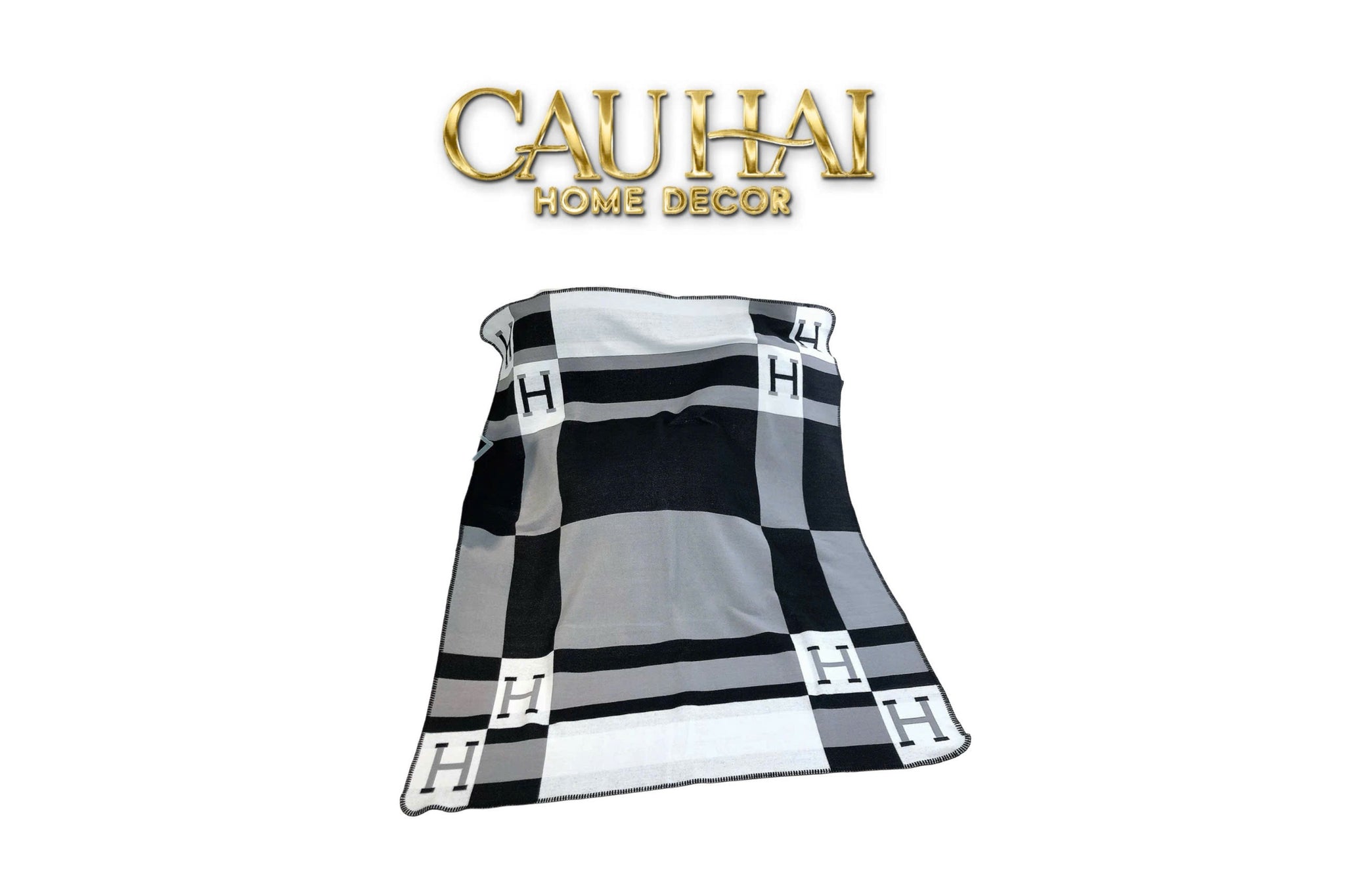 CHĂN SOFA BLACK-W HELIOS VELVET BLANKET
