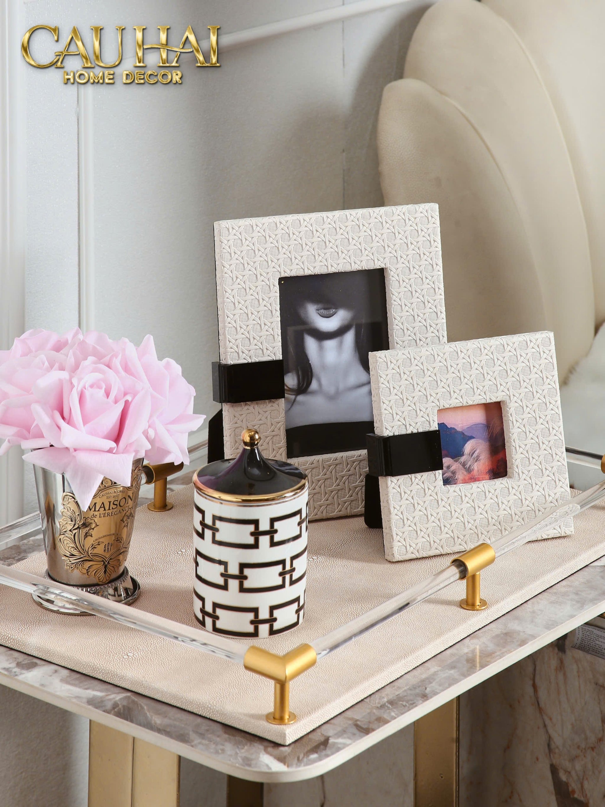 SET KHUNG ẢNH WHITE PEARL CANNAGE