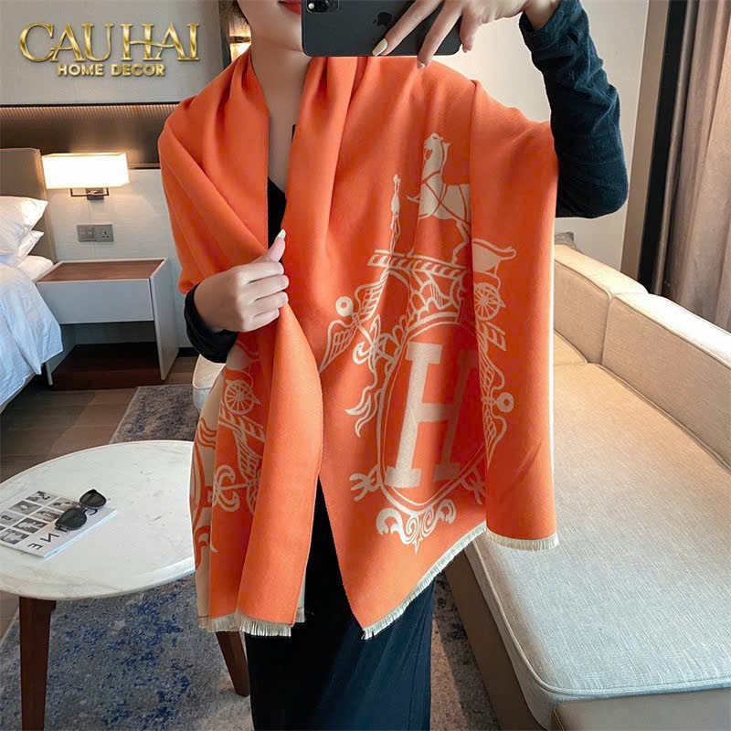KHĂN CASHMERE PASHMINA - SIGNATURE-O HELIOS