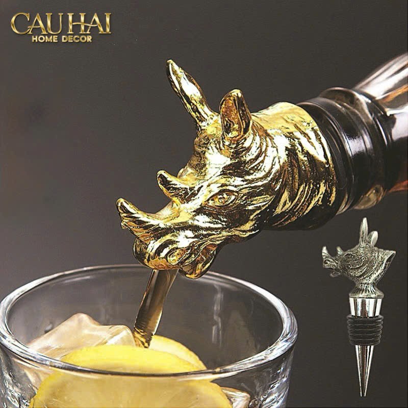 VÒI RÓT - GOLDEN RHINO POURER SPOUT & BOX-CẬU HAI HOME DECOR