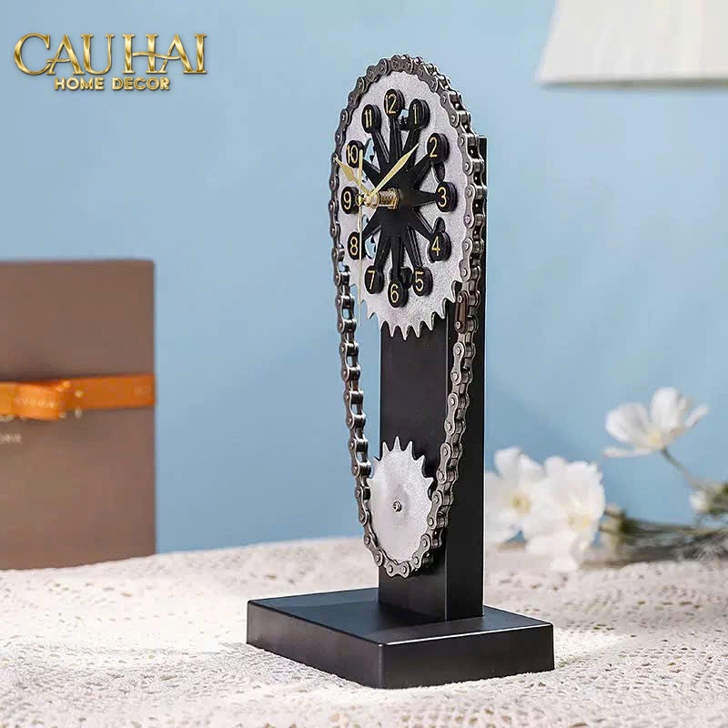 ĐỒNG HỒ CƠ KHÍ AEROLIFT BALLOON CLOCK GEAR - CẬU HAI HOME DECOR