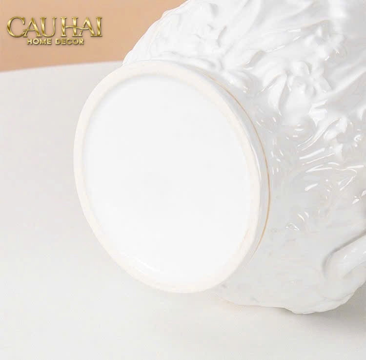 HOME COUTURE - BÌNH HOA THIÊN NGA - ODETTE IMPÉRIALE SWAN PRINCESS VASE H31 - CẬU HAI HOME DECOR