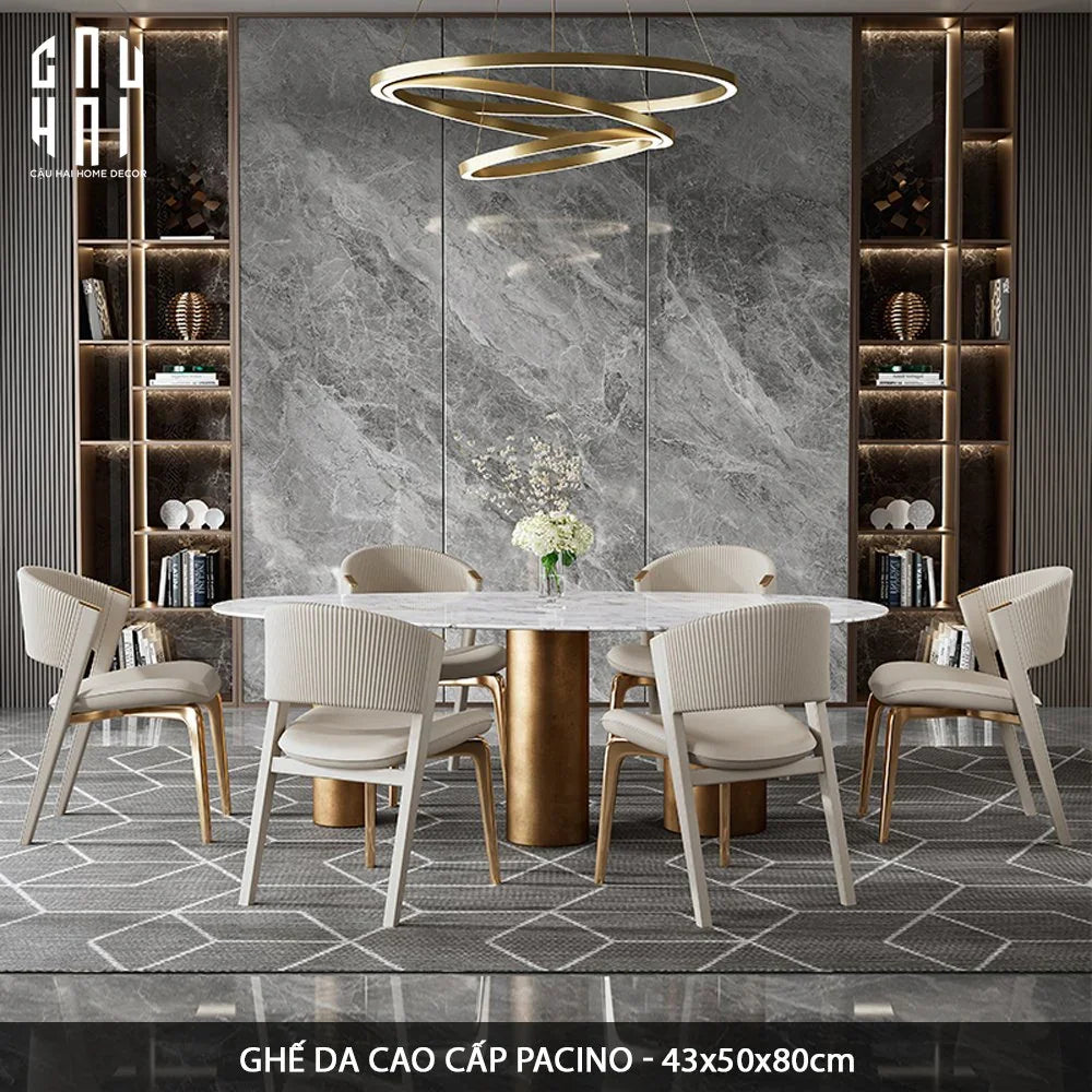GHẾ DA CAO CẤP PACINO-CẬU HAI HOME DECOR