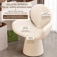 Ghế Tựa Da Cao Cấp - Halo Atelier Ivory-NỘI THẤT-CẬU HAI HOME DECOR
