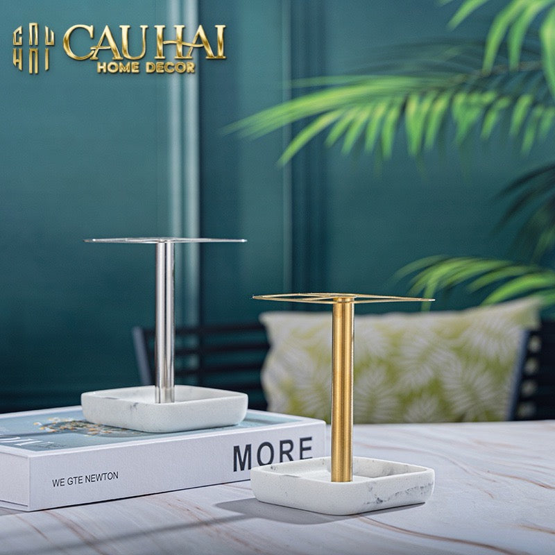 GIÁ ĐỂ BÀN CHẢI ELEGANT BATHROOM STAND-CẬU HAI HOME DECOR