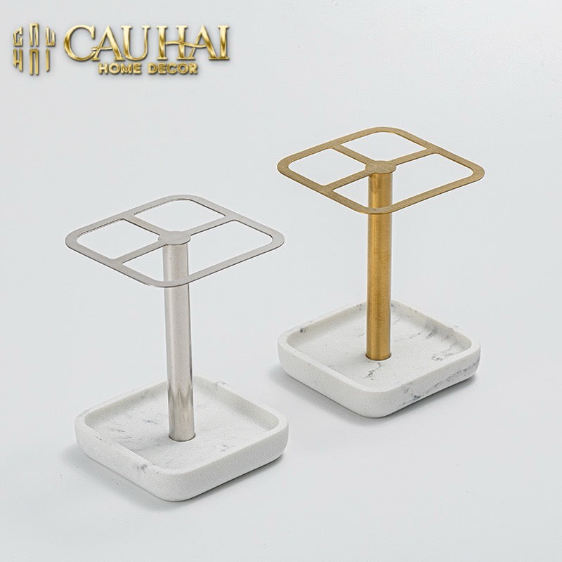 GIÁ ĐỂ BÀN CHẢI ELEGANT BATHROOM STAND