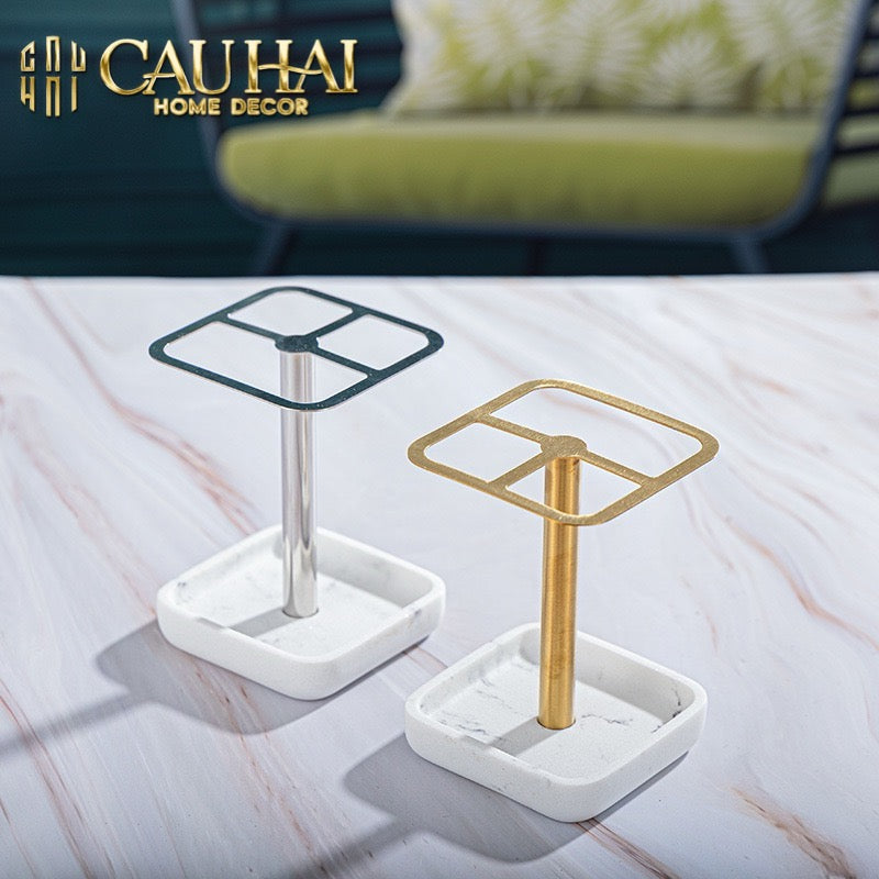 GIÁ ĐỂ BÀN CHẢI ELEGANT BATHROOM STAND