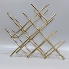 Giá Rượu Metal Lattice D’Or 12 Bottles-GIÁ RƯỢU-CẬU HAI HOME DECOR