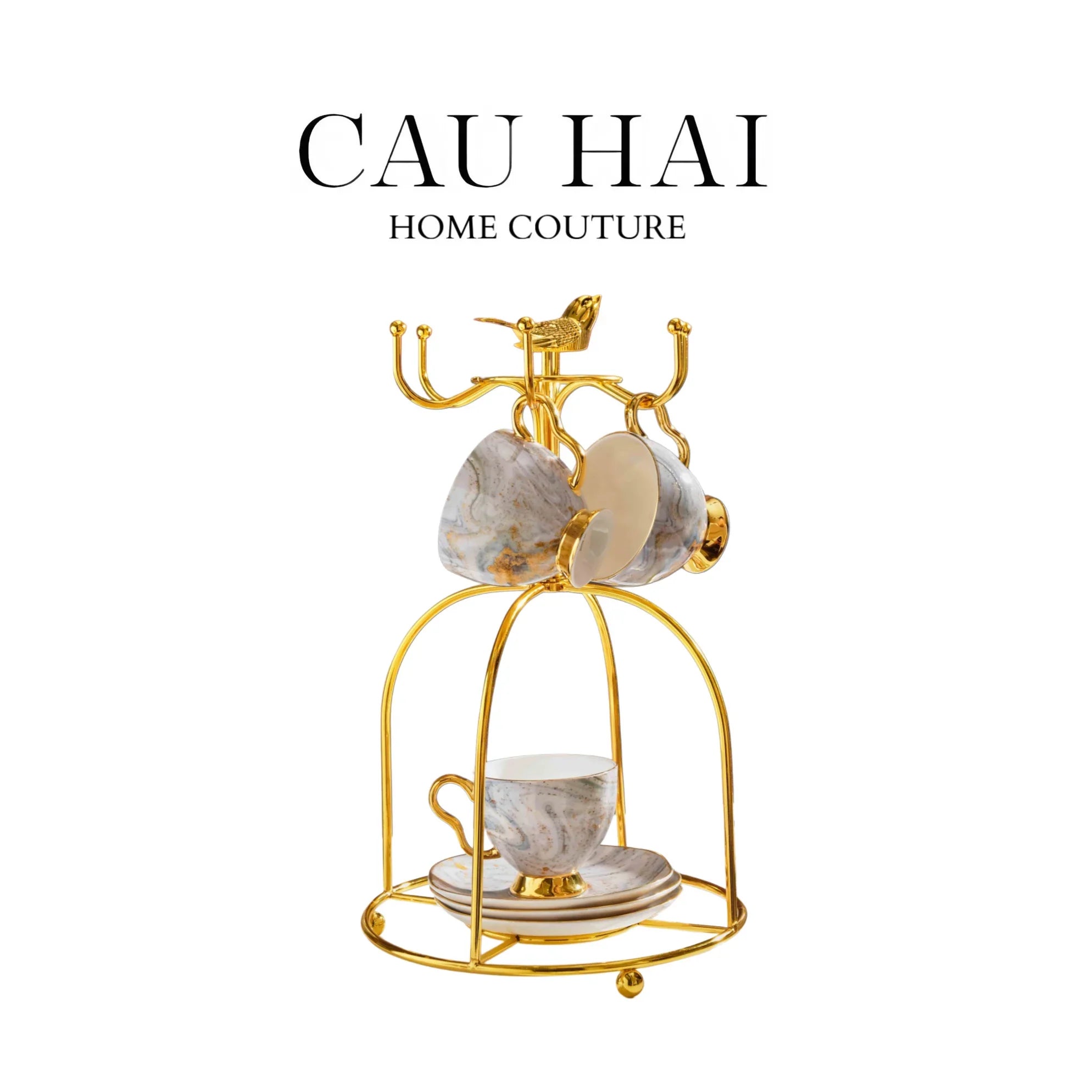 GIÁ TREO TÁCH GOLDEN BIRD - GOLDEN BIRD COFFEE CUP STAND