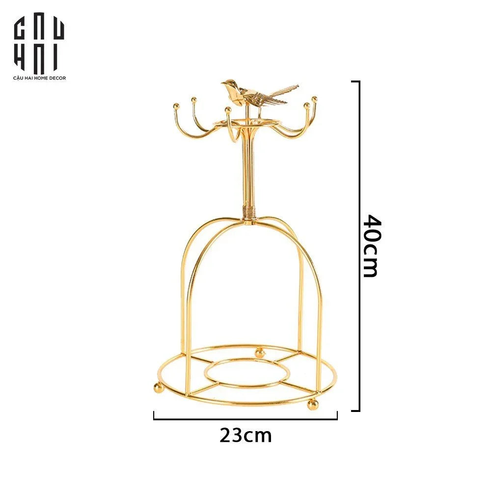 GIÁ TREO TÁCH GOLDEN BIRD - GOLDEN BIRD COFFEE CUP STAND