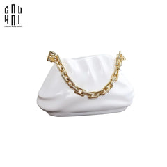 Giỏ Cắm Hoa Composite Golden Chain Ss25-CẬU HAI HOME DECOR