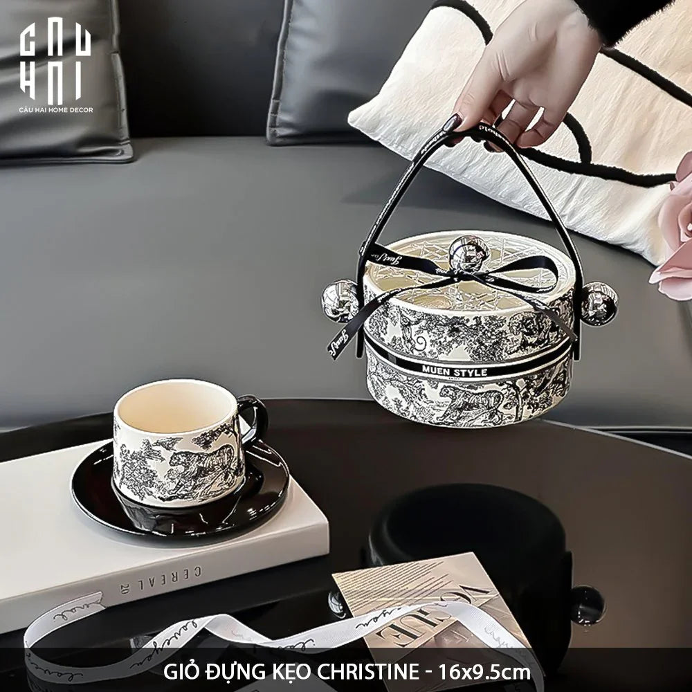 GIỎ ĐỰNG KẸO CHRISTINE