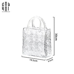 Giỏ Hoa Thuỷ Tinh White D.O-CẬU HAI HOME DECOR