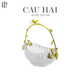 GIỎ TRÁI CÂY THUỶ TINH GOLDEN DRAGONFLY