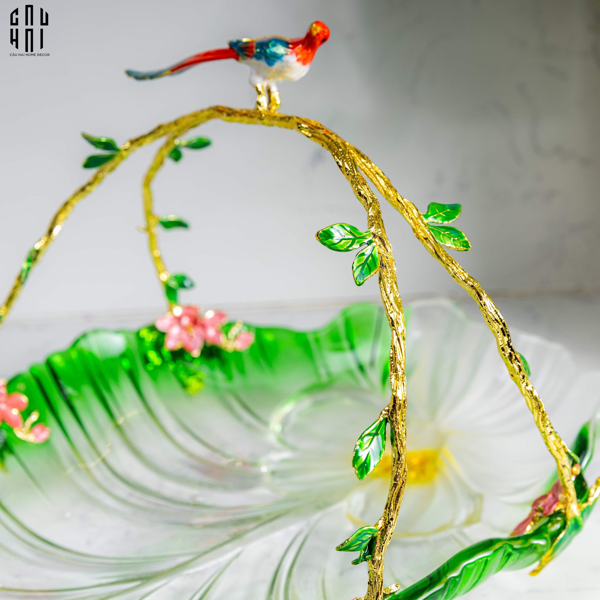 GIỎ TRÁI CÂY THUỶ TINH MISTY BIRD