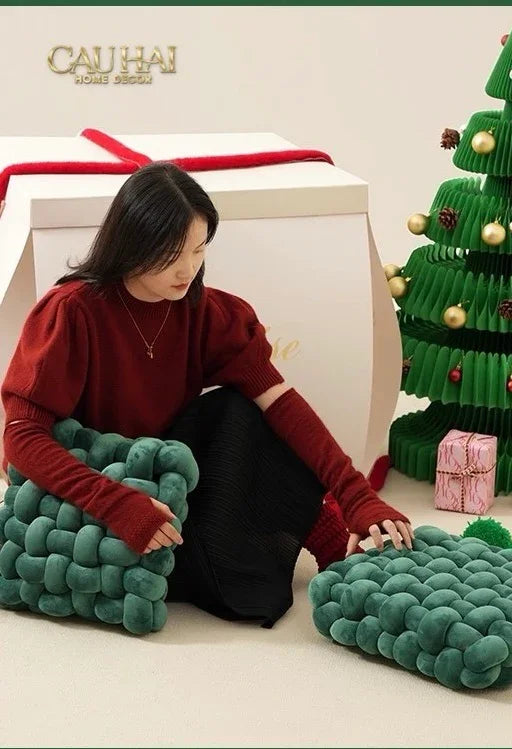 Gối Đan Sweet Meadow Biscuits-CẬU HAI HOME DECOR