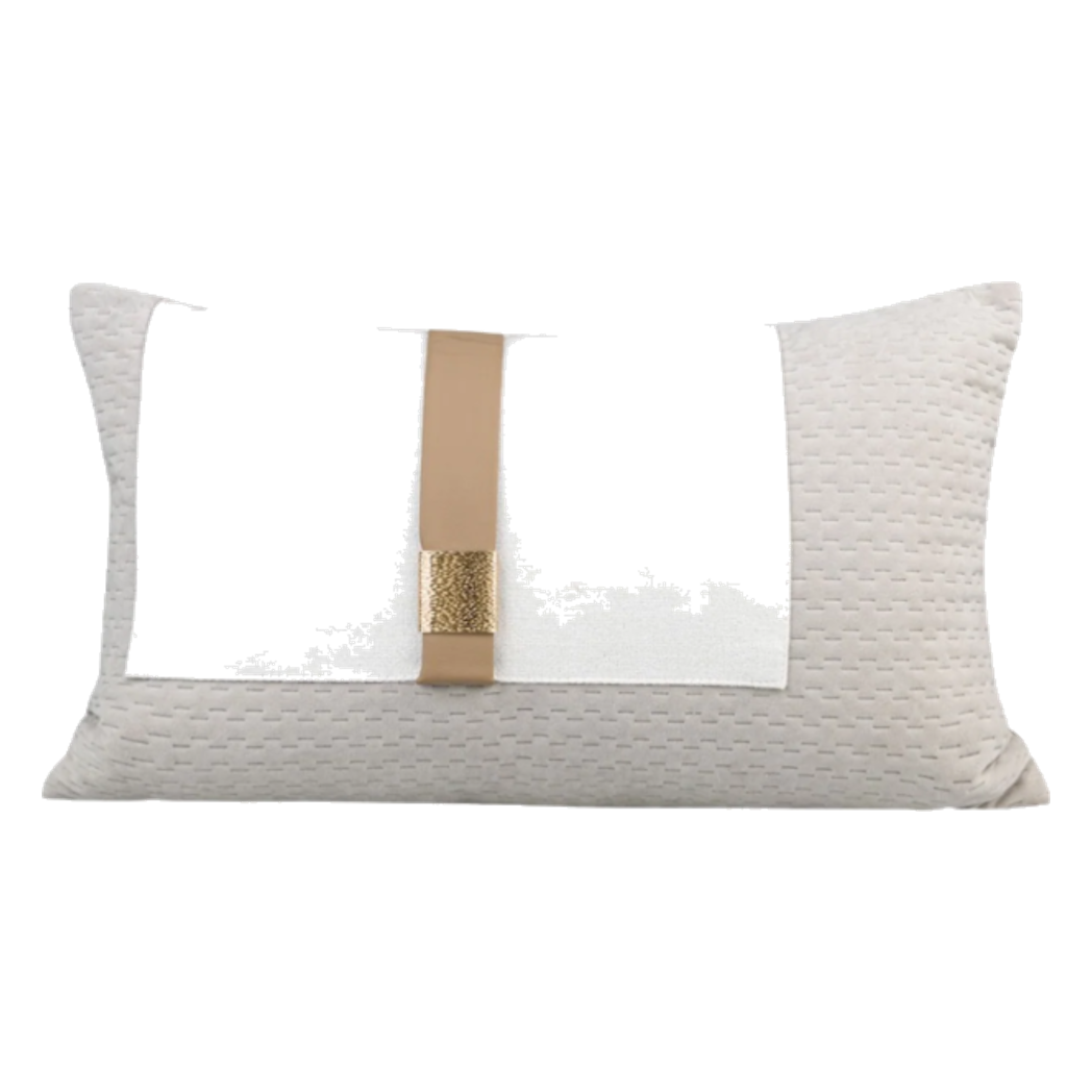 Gối Dệt Vân Équestre Boucle D’Or Greige 30*50