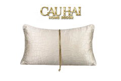 Gối Lụa Satin Glace Cracked Pearl 30X50-CẬU HAI HOME DECOR