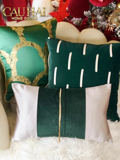 Gối Lụa Satin Vert Grace Jewel 30X50-VỎ GỐI-CẬU HAI HOME DECOR