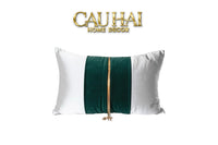 Gối Lụa Satin Vert Grace Jewel 30X50-VỎ GỐI-CẬU HAI HOME DECOR