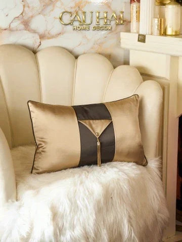 Gối Lụa Tortilla Tassel Monarch 30X50-VỎ GỐI-CẬU HAI HOME DECOR