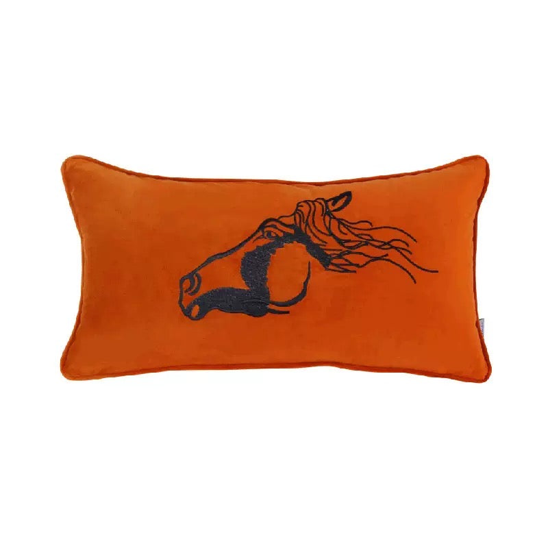 Gối Nhung 30x50 Noble Cheval d’Ambre Héritage-CẬU HAI HOME DECOR