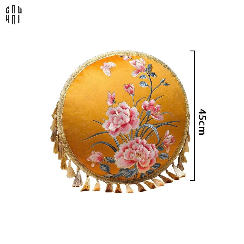 GỐI NHUNG HOẠ TIẾT KIM HƯNG PHÁT 45.
