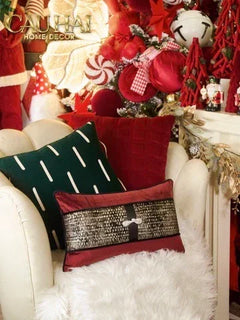 Gối Nhung Lux Velvet Crimson Peak 30X50-VỎ GỐI-CẬU HAI HOME DECOR