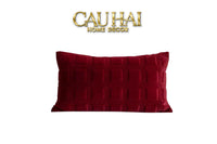 Gối Nhung Lux Velvet Crimson Peak 30X50-VỎ GỐI-CẬU HAI HOME DECOR