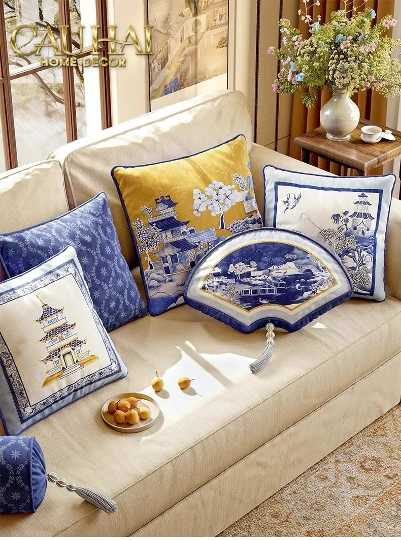 tet-couture-goi-nhung-quat-indigo-emperor-fan-indochine-art-cushion-vo-goi-cau-hai-home-decor-2 - CẬU HAI HOME DECOR